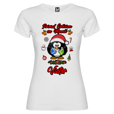 Set 3 tricouri Primul meu Craciun cu Pinguin [3]