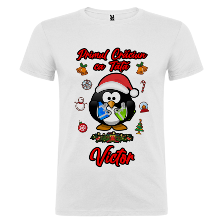 Set 3 tricouri Primul meu Craciun cu Pinguin [4]