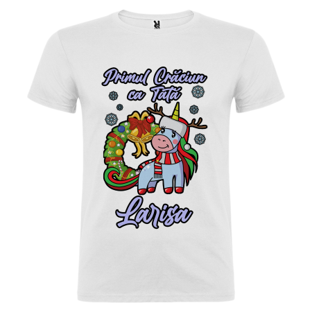 Set 3 tricouri Primul meu Craciun cu Unicorn [4]