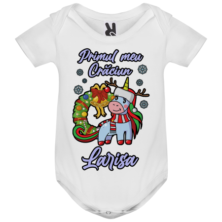 Set 3 tricouri Primul meu Craciun cu Unicorn [1]
