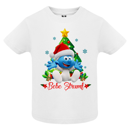 Set 5 tricouri personalizate de Craciun cu Strumfi [3]