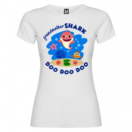 Set de 5 tricouri aniversare pentru nasi,parinti si copil,personalizate cu model Shark [2]
