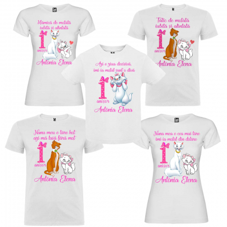 Set tricouri personalizate pisica Marie [0]