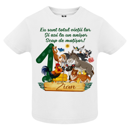 Set de 5 tricouri personalizate pentru nasi, parinti si copil Animalute Domestice [3]
