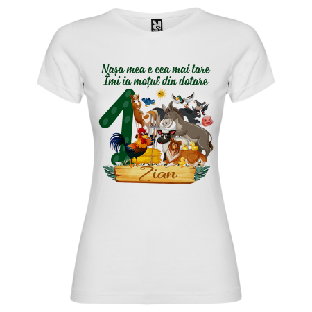 Set de 5 tricouri personalizate pentru nasi, parinti si copil Animalute Domestice [6]