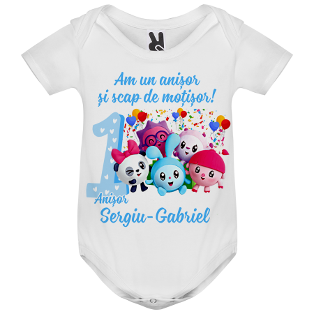 Set de 5 tricouri personalizate pentru nasi, parinti si copil  Baby Riki [2]