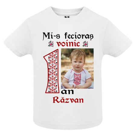 Set de 5 tricouri personalizate pentru nasi, parinti si copil Model Traditional [3]