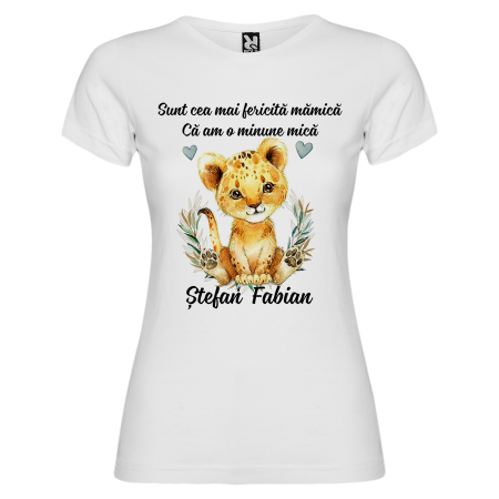 Set de 5 tricouri personalizate pentru nasi, parinti si copil Tigru [4]