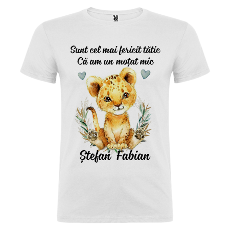 Set de 5 tricouri personalizate pentru nasi, parinti si copil Tigru [5]