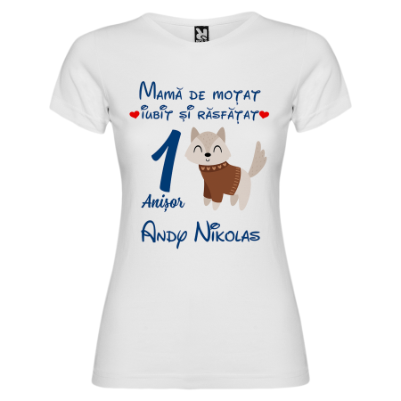 Set de 5 tricouri personalizate pentru nasi, parinti si copil cu Animalute Polare [4]