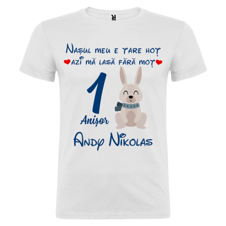 Set de 5 tricouri personalizate pentru nasi, parinti si copil cu Animalute Polare [7]