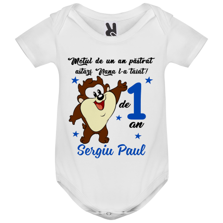Set de 5 tricouri personalizate pentru nasi, parinti si copil Taz [2]