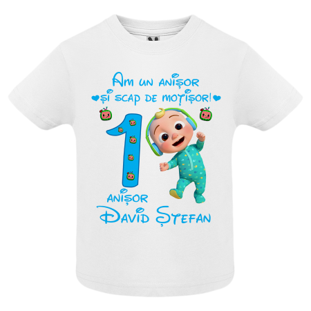 Set de 5 tricouri personalizate pentru nasi, parinti si copil Cocomelon [3]