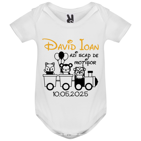 Set de 5 tricouri personalizate pentru nasi, parinti si copil Trenulet [2]