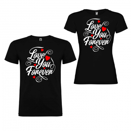 Set tricouri cuplu love you forever [1]