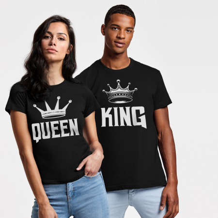 Set Tricouri Cuplu King ,Queen Coroana [0]