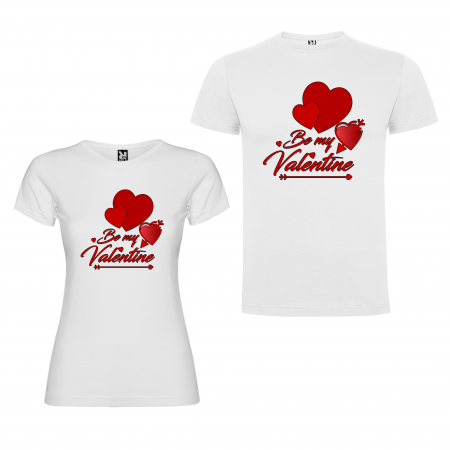 Set tricouri de cuplu Be My Valentine [1]
