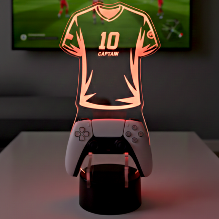 Suport LED personalizat pentru controller cu model Tricou Football [2]