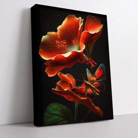Tablouri Canvas Art - Tablou Canvas Art Watercolor Floral 60 x 40 cm