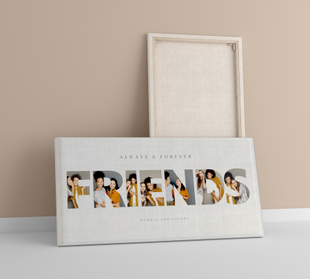 Tablouri Canvas - Tablou Canvas personalizat colaj de 7 poze cu Prieteni (Friends)