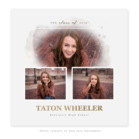 Tablou Canvas personalizat colaj de 3 poze Absolvire [1]