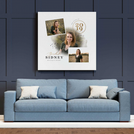 Tablou Canvas personalizat colaj de 3 poze Absolvire