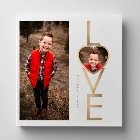 Tablouri Canvas - Tablou Canvas personalizat colaj de 2 poze Valentine's