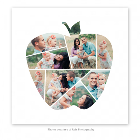 Tablou Canvas personalizat colaj de 8 poze Apple [1]