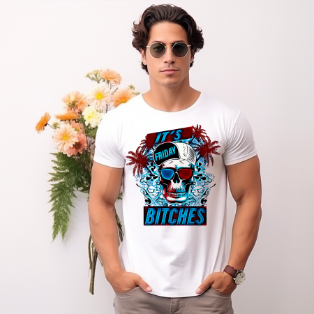 Tricouri Amuzante - Tricou It's Friday BITCHES