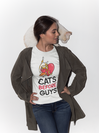 Tricou Cats before guys [3]