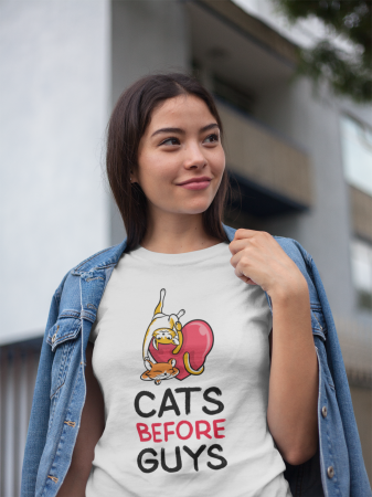 Tricou Cats before guys [2]