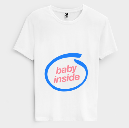Tricouri de Gravide - Tricou BABY INSIDE