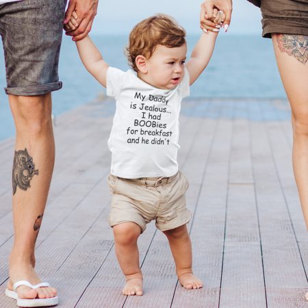 Tricou de copii My daddy is jealous...