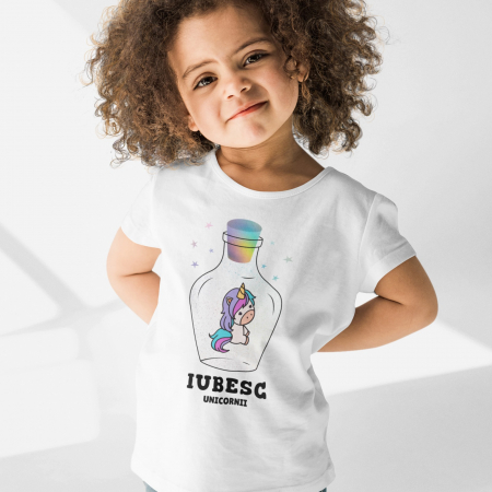 Tricou de copii Iubesc Unicornii