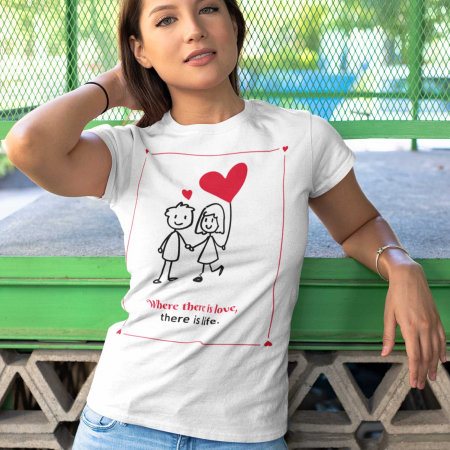 Cadouri pentru Femei - Tricou There is life