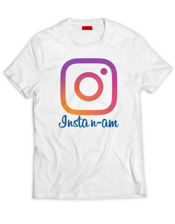 Tricouri Amuzante - Tricou INSTA N-AM