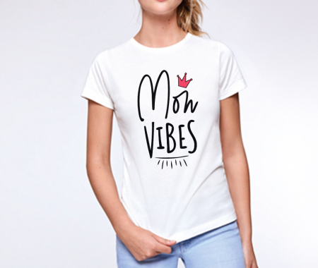 Tricouri de Gravide - Tricou MOM VIBES