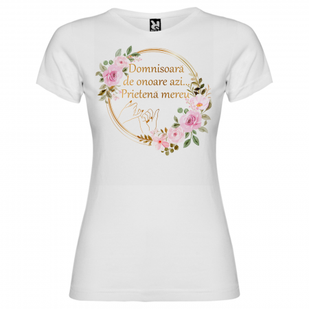 Tricouri domnisoara de onoare - Tricou personalizat Domnisoara de onoare Pentru Ea