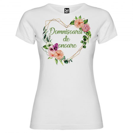 Tricouri domnisoara de onoare - Tricou personalizat Domnisoara de onoare Verde Deschis