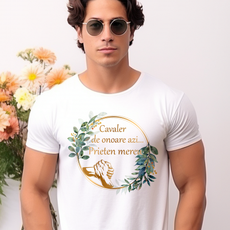 Tricouri domnisoara de onoare - Tricou personalizat Cavaler de onoare Pentru El