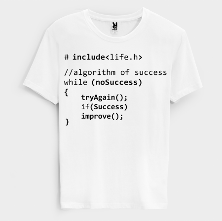 Tricouri Amuzante - Tricou Algorithm of succes