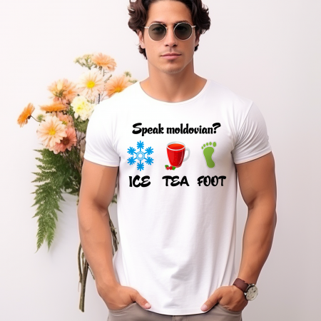 Tricouri Amuzante - Tricou SPEAK MOLDOVEAN
