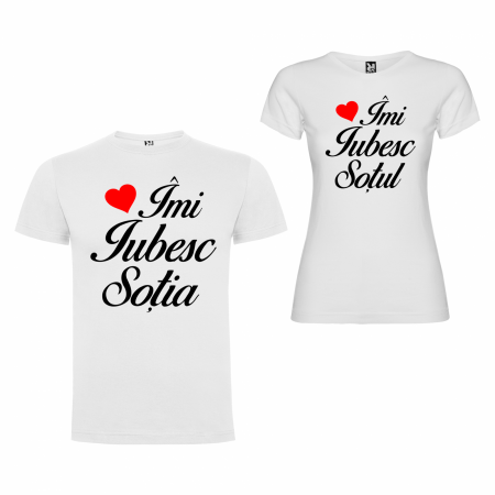 Tricouri personalizate pentru cupluri Imi iubesc Sotul/Sotia [2]