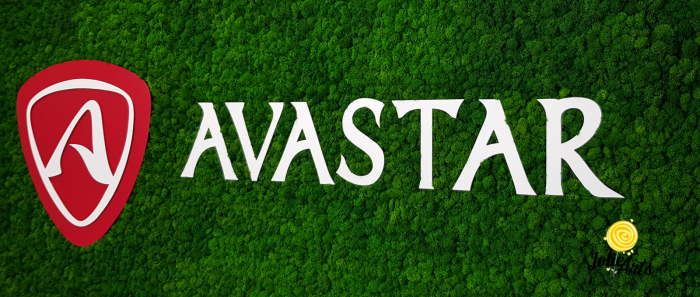 Logo Avastar decorat cu licheni naturali stabilizati [6]