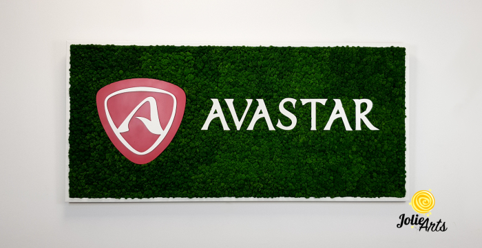 Logo Avastar decorat cu licheni naturali stabilizati [3]