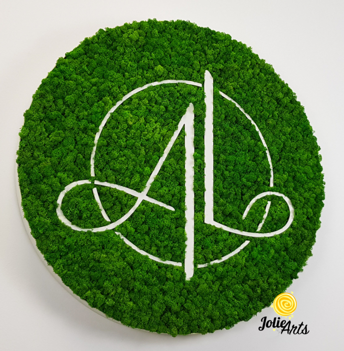 Logo Eco-Friendly si Memorabil, Decorat cu Licheni Naturali, " A.L." [5]