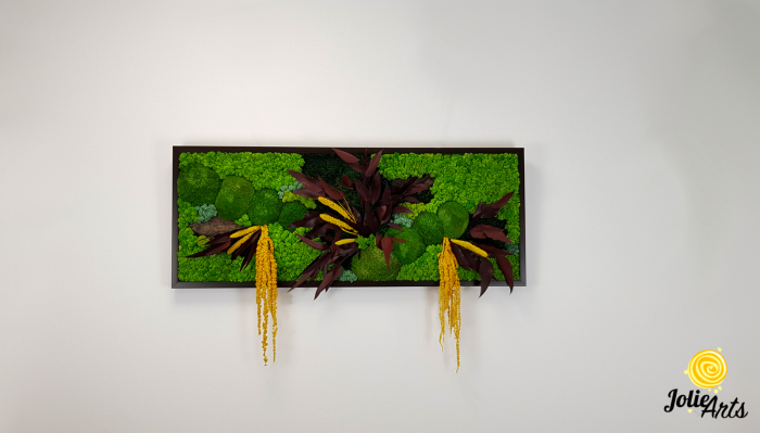Tablou Amalonis – Mușchi de pădure, licheni și plante naturale stabilizate [5]