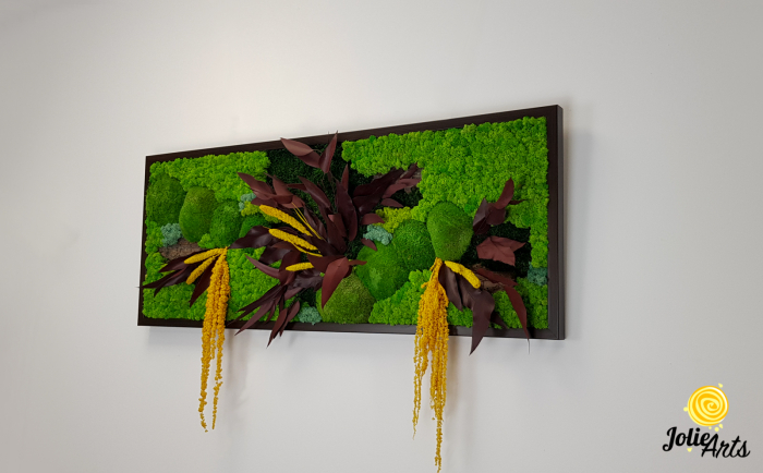 Tablou Amalonis – Mușchi de pădure, licheni și plante naturale stabilizate [4]