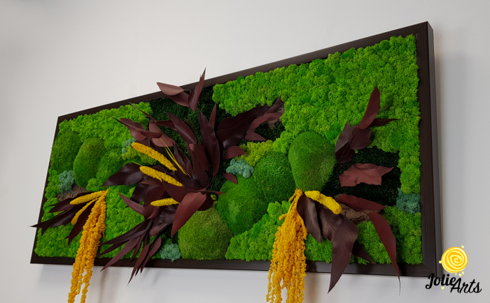Tablou Amalonis – Mușchi de pădure, licheni și plante naturale stabilizate [7]
