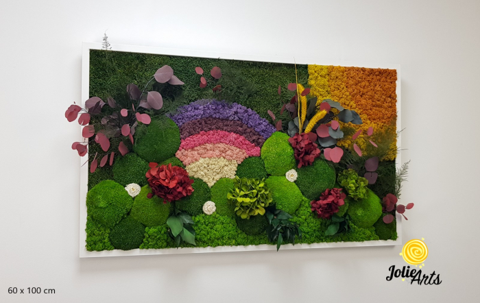 Tablou Curcubeu Personalizat mușchi licheni Jolie Arts [3]